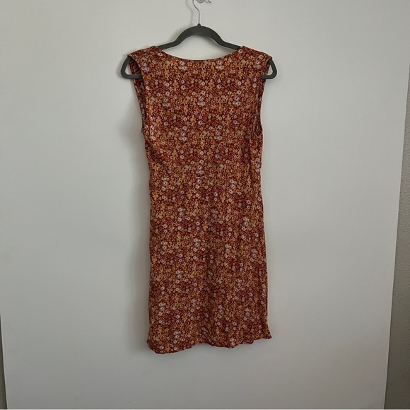 Universal Thread Sleeveless Tie Wrap Floral Mini Dress-Women’s Size Large - Picture 5 of 7